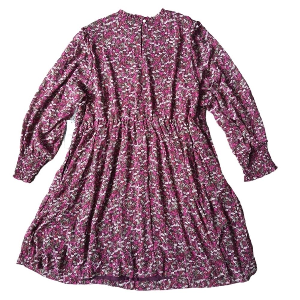 🎁 Draper James RSVP Floral Long Sleeve Smocked Dress Size 2X NWT